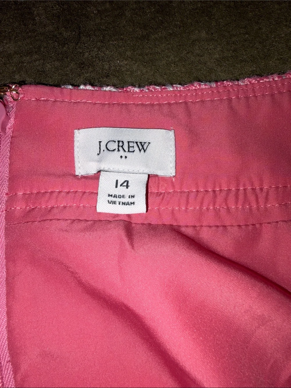 J. Crew bright pink